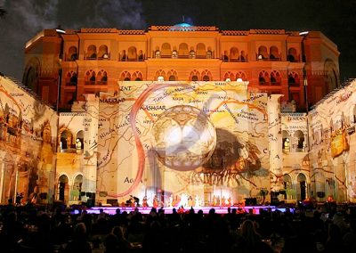 Projection on Abu Dhabi Emirates Palace